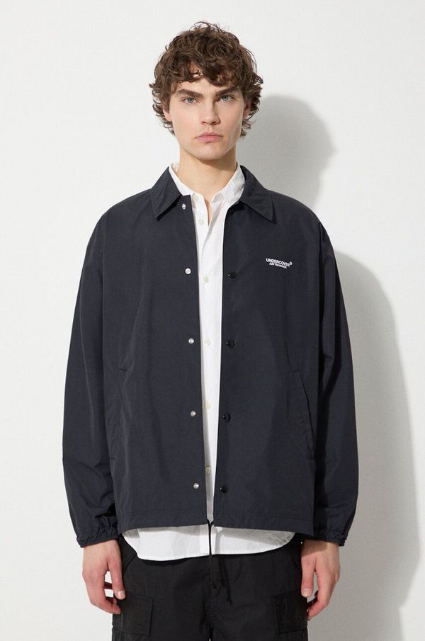 Undercover Jakna Undercover Jacket za muškarce, boja: tamno plava, za prijelazno razdoblje, oversize, UB0D4201