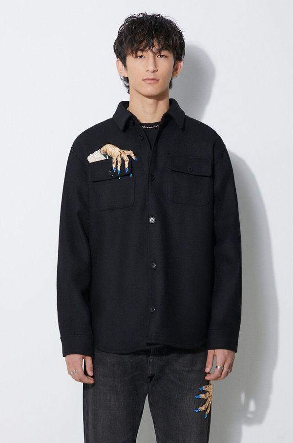 Undercover Košulja-jakna Undercover Shirt Blouse boja: crna, za prijelazno razdoblje, UC2C4404