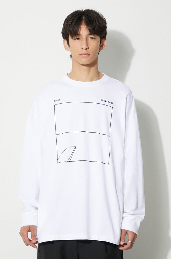 Undercover Pamučna majica dugih rukava Undercover Sweatshirt boja: bijela, s aplikacijom, UC2C4807.2