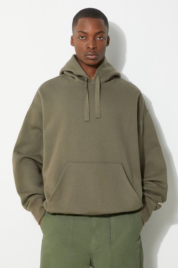 Vans Dukserica Vans Premium Standards Surplus Po Hoodie LX za muškarce, boja: zelena, s kapuljačom, bez uzorka, VN000GVQCHZ1