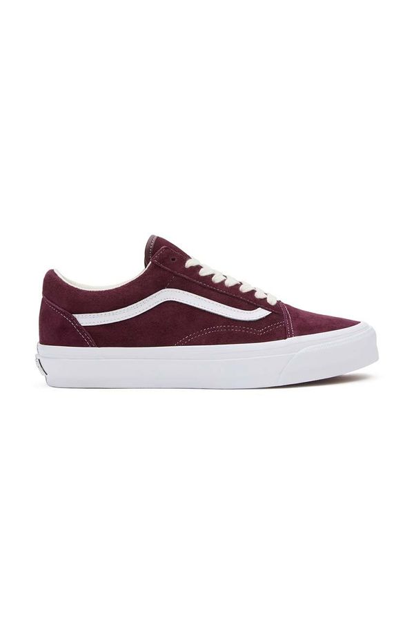 Vans Tenisice od brušene kože Vans Premium Standards Old Skool 36 boja: bordo, VN000CNG4QU1