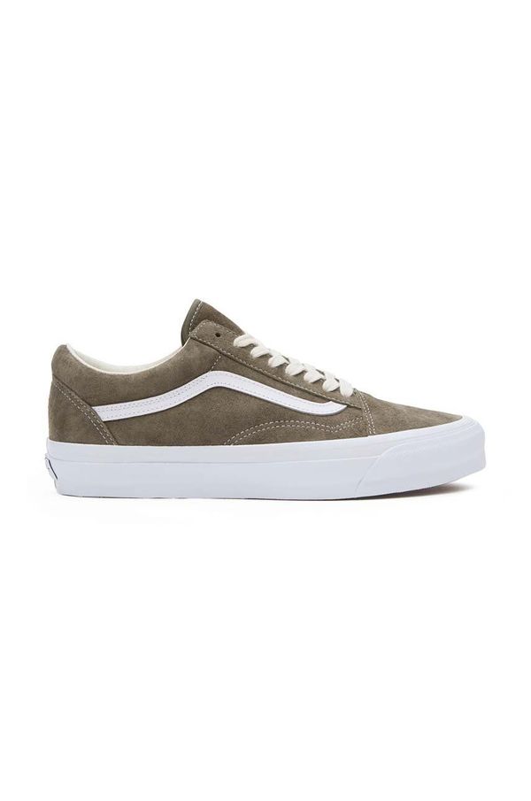 Vans Tenisice od brušene kože Vans Premium Standards Old Skool 36 boja: smeđa, VN000CQDCHZ1