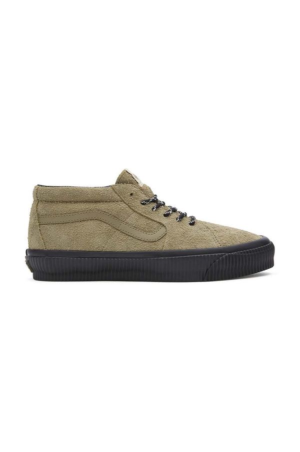 Vans Tenisice od brušene kože Vans Premium Standards Sk8-Mid Reissue 83 boja: bež, VN000CQQCUQ1