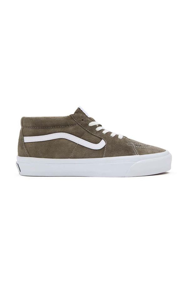 Vans Tenisice Vans Premium Standards Sk8-Mid Reissue 83 za muškarce, boja: smeđa, VN000CQQCHZ1