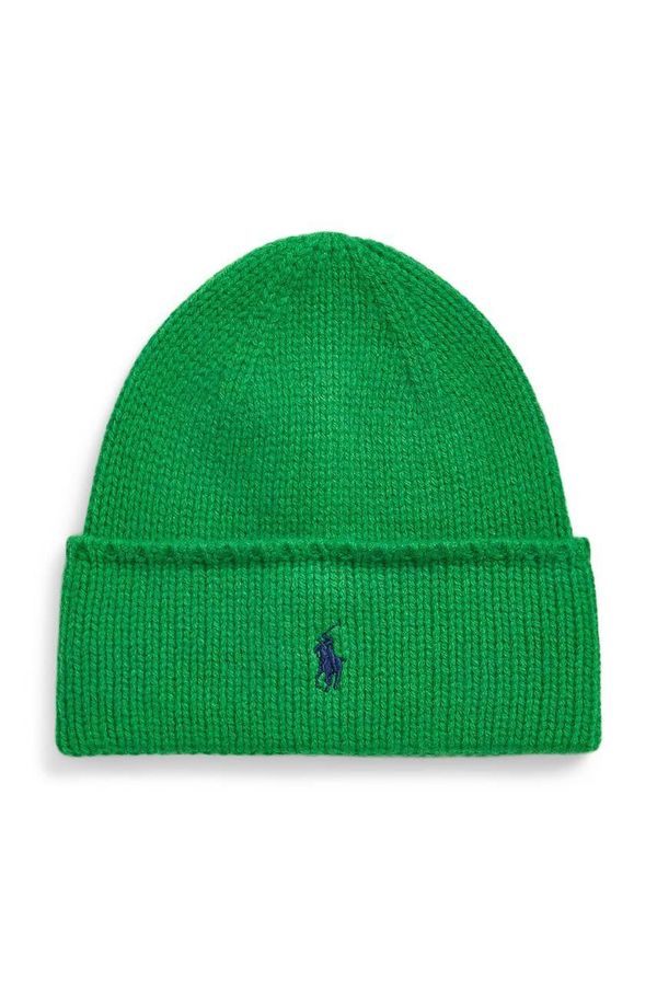 Polo Ralph Lauren Vunena kapa Polo Ralph Lauren boja: zelena, vunena, 455954355
