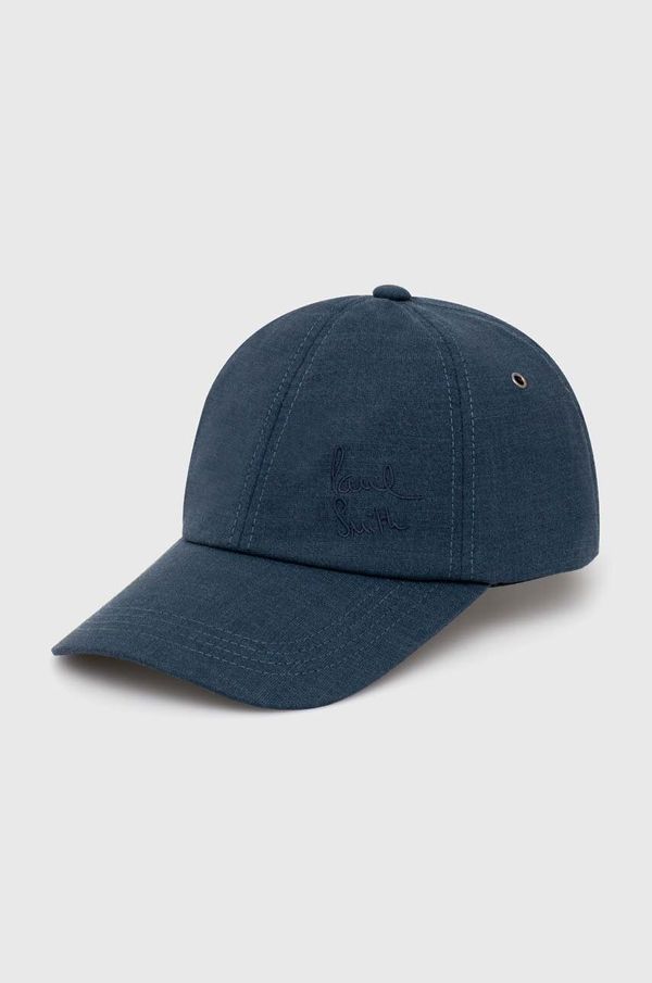 Paul Smith Vunena kapa sa šiltom Paul Smith bez uzorka, M1A-987DT-N02212