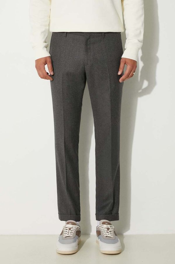 Paul Smith Vunene hlače Paul Smith boja: siva, chinos kroj, M1R-150M-G00109