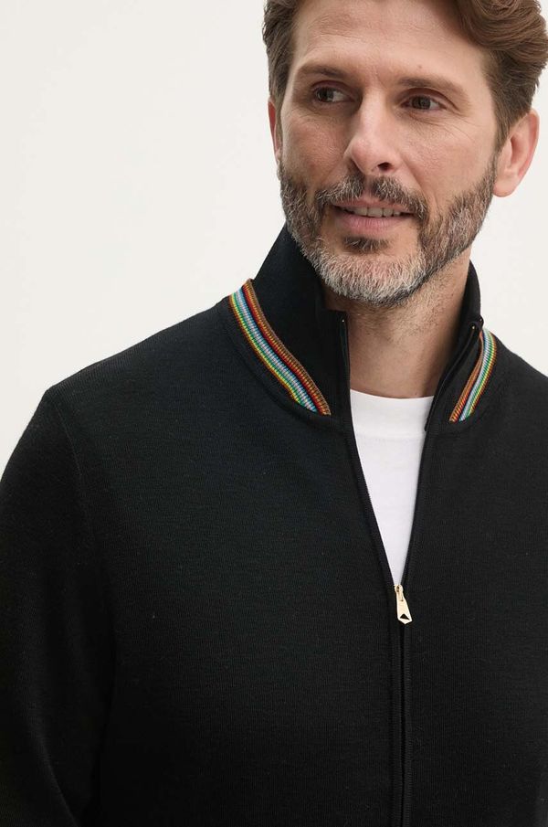Paul Smith Vuneni kardigan Paul Smith boja: crna, M1R-905Y-N02501