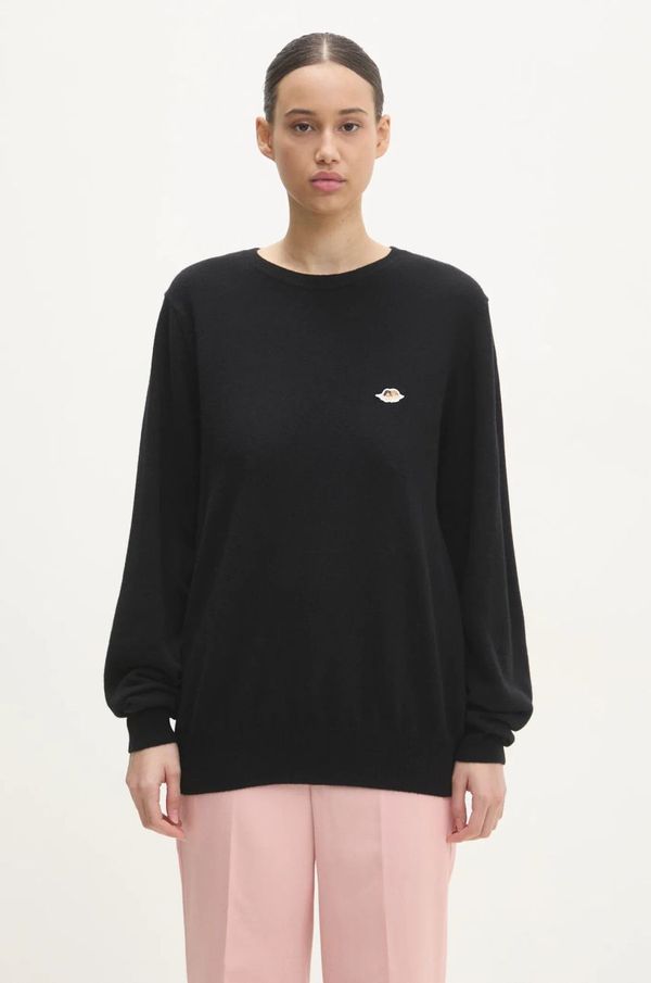 Fiorucci Vuneni pulover Fiorucci Angel za žene, boja: crna, W01FPKSW202KN03BK01