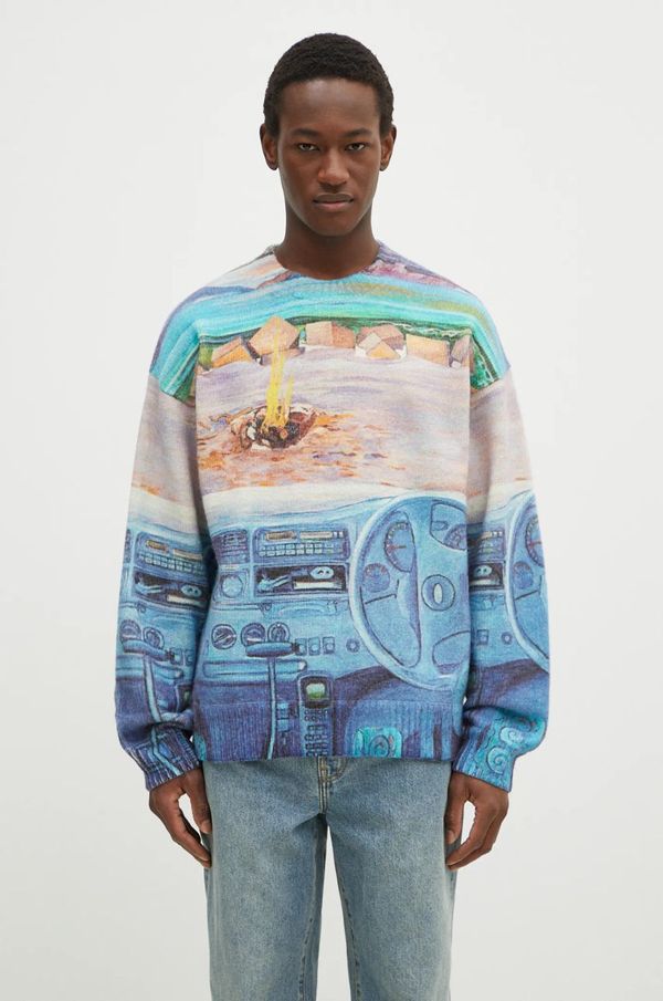 JW Anderson Vuneni pulover JW Anderson Printed Jumper KW1294.YN0373.835