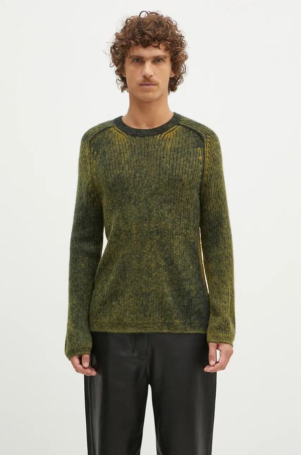 Paul Smith Vuneni pulover Paul Smith za muškarce, boja: zelena, M1R-912Y-N02506