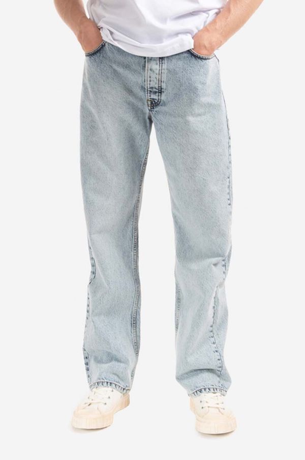 Wood Wood Pamučne traperice Wood Wood Al Rigid Denim Straight Fit Strainght 12225804.7051-OFFWHIT