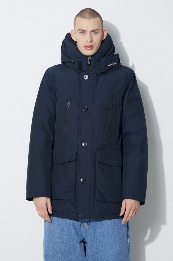Woolrich Pernata jakna Woolrich Ramar Arctic Parka za muškarce, boja: tamno plava, za zimu, CFWOOU0866MRUT0001