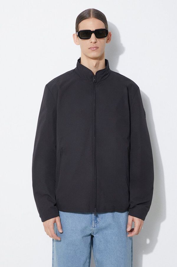Woolrich Pernata jakna Woolrich Sailing Two Layers Bomber za muškarce, boja: crna, za prijelazno razdoblje, CFWOOU0692MRUT3280