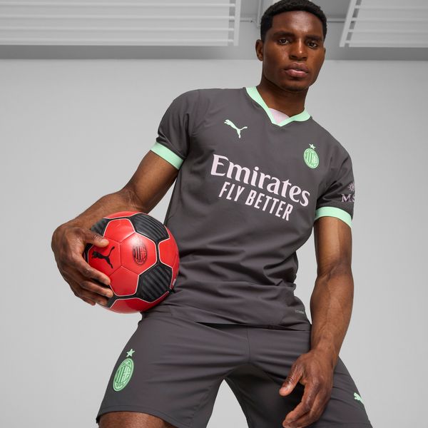 PUMA Men's Puma AC Milan 24/25 Authentic Third Jersey, Green, Size 3XL, Clothing
