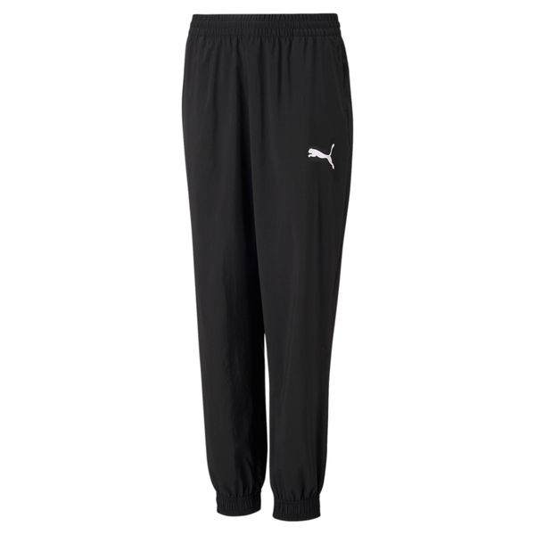 PUMA Men's Puma Active Woven Sweatpants Youth, Black, Size 1-2Y, Lifestyle