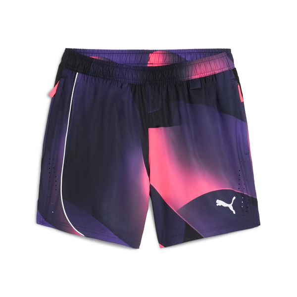 PUMA Men's Puma All-Pro All-Over Print Shorts, Black, Size M, Clothing