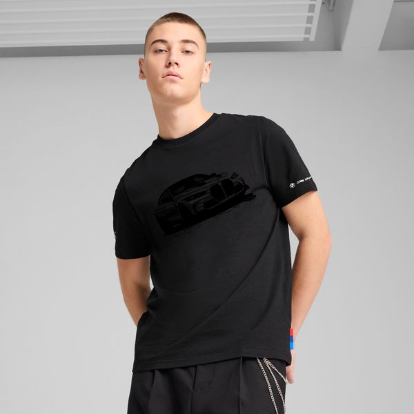 PUMA Men's Puma BMW M Motorsport Essentials Graphic T-Shirt, Black, Size XXL, Clothing