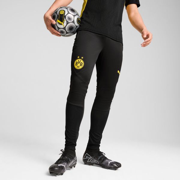 PUMA Men's Puma Borussia Dortmund Training Pants, Black, Size 3XL, Clothing