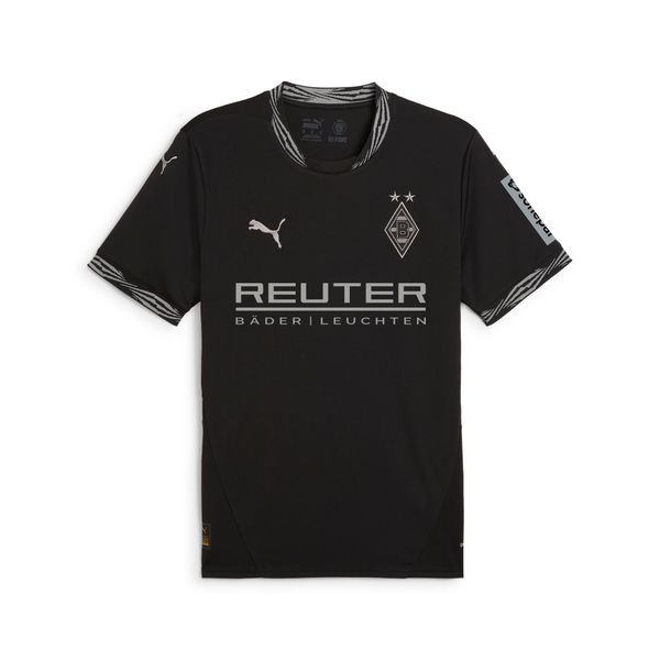 PUMA Men's Puma Borussia Mönchengladbach 24/25 Third Jersey, Black, Size XS, Sport