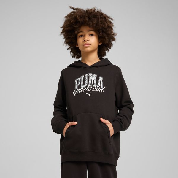 PUMA Men's Puma Class Hoodie Youth, Black, Size 7-8Y, Clothing