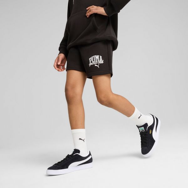 PUMA Men's Puma Class Shorts Youth, Black, Size 7-8Y, Clothing