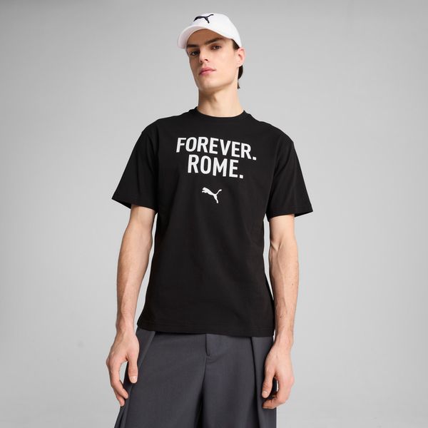 PUMA Men's Puma Concept 2 Rome Relaxed T-Shirt, Black, Size XS, Clothing