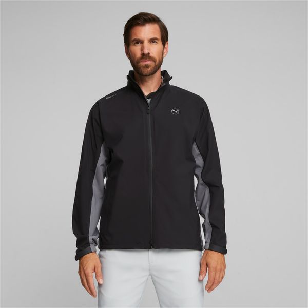 PUMA Men's Puma DRYLBL's Golf Rain Jacket, Black, Size XXL, Clothing