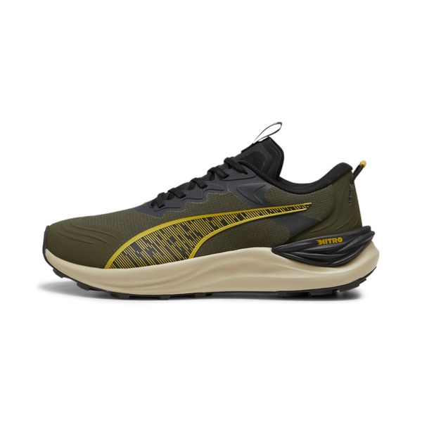 PUMA Men's Puma Electrify NITRO™ Trail Running Shoes, Green, Size 45, Shoes