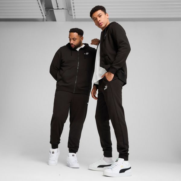 PUMA Men's Puma Essentials No. 1 Logo Slim Sweatpants, Black, Size S, Clothing