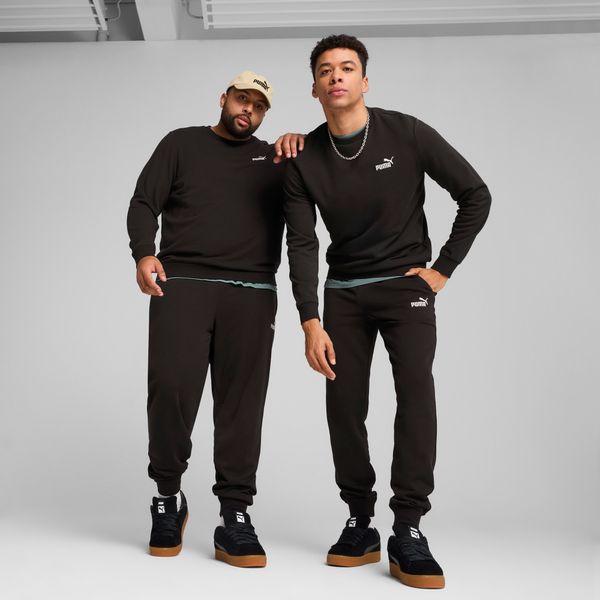 PUMA Men's Puma Essentials No. 1 Logo Sweatpants, Black, Size L, Clothing