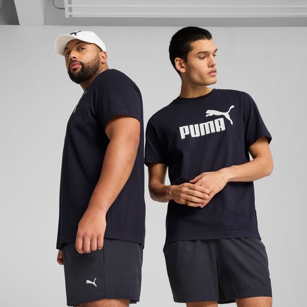 PUMA Men's Puma Essentials No. 1 Logo T-Shirt, Blue, Size XS, Clothing