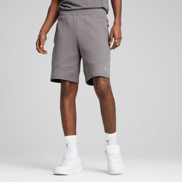 PUMA Men's Puma EVOSTRIPE 8" Shorts, Gray, Size L, Men