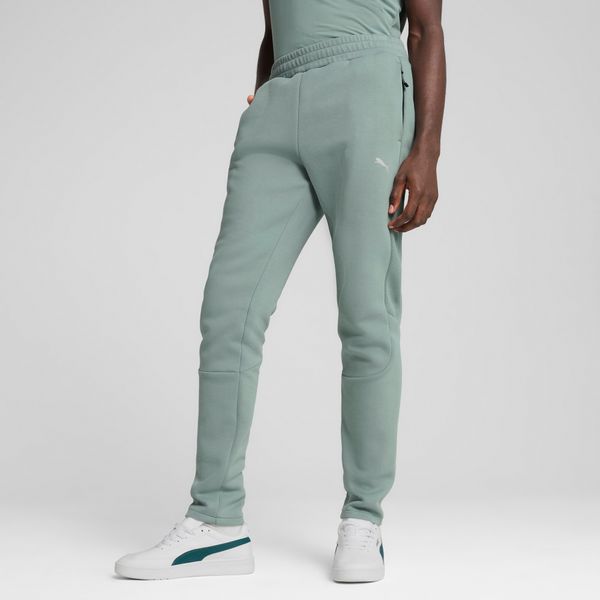 PUMA Men's Puma EVOSTRIPE Pants, Green, Size S, Clothing