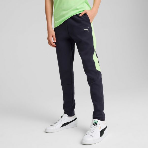 PUMA Men's Puma Evostripe Pants Youth, Blue, Size 13-14Y, Clothing