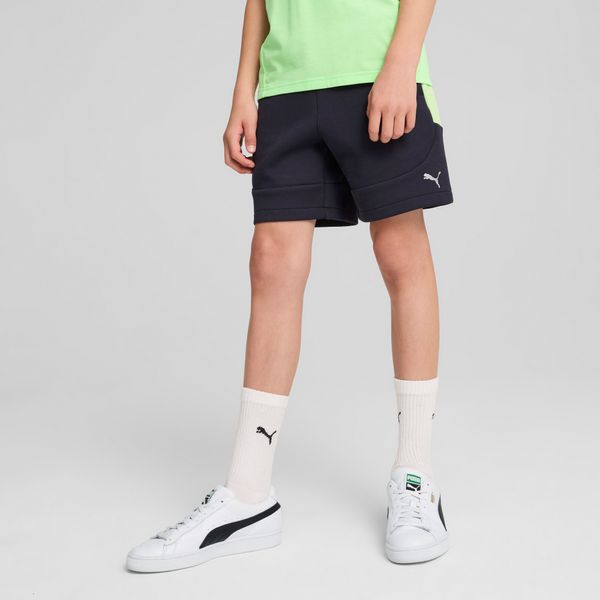 PUMA Men's Puma Evostripe Shorts, Blue, Size 9-10Y, Clothing