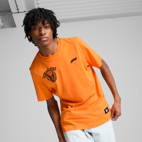 PUMA Men's Puma F1Â® Netherlands T-Shirt, Orange, Size XS, Clothing