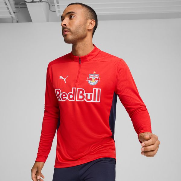 PUMA Men's Puma FC Red Bull Salzburg Training Quarter-Zip Top, Size XXL, Clothing