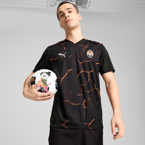 PUMA Men's Puma FC Shakhtar Donetsk 24/25 Away Jersey, Black, Size M, Clothing