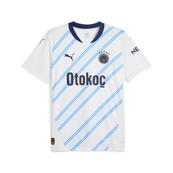 PUMA Men's Puma Fenerbahçe SK 24/25 Away Jersey, White, Size M, Clothing
