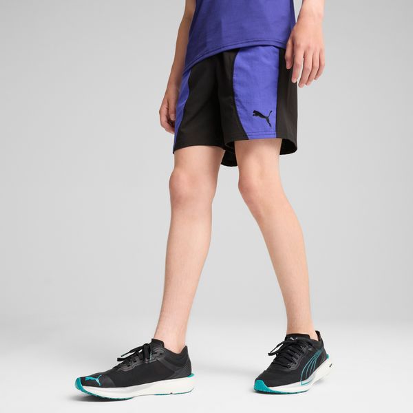 PUMA Men's Puma FIT EVRYDY Shorts Youth, Black, Size 13-14Y, Clothing