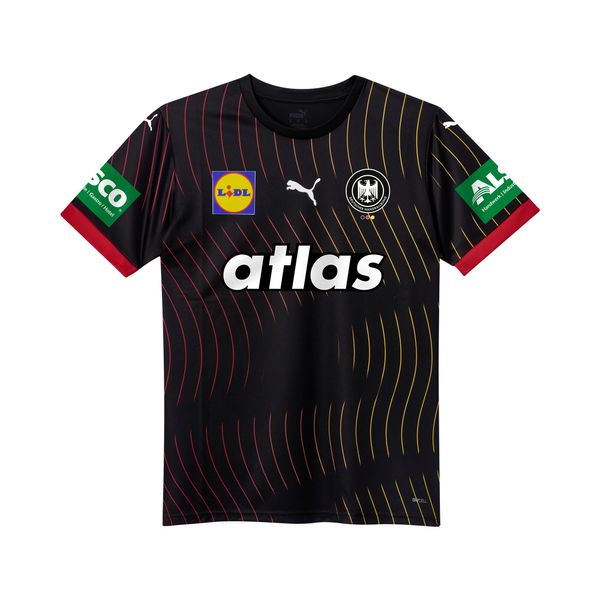 PUMA Men's Puma Germany Handball 2025 Away Jersey, Black, Size M, Clothing