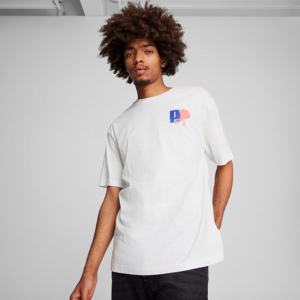 PUMA Men's Puma GRAPHICS Growth Relaxed T-Shirt, White, Size XL, Clothing