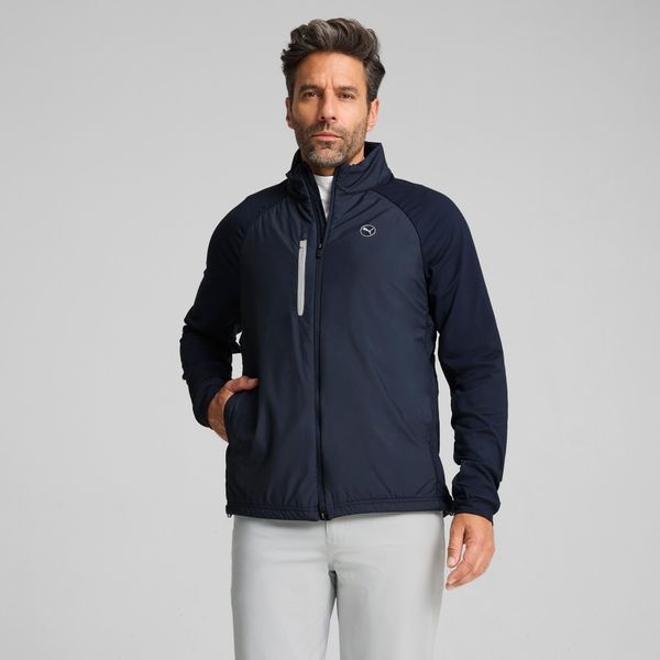 PUMA Men's Puma Hielands Golf Jacket, Blue, Size XXL, Clothing