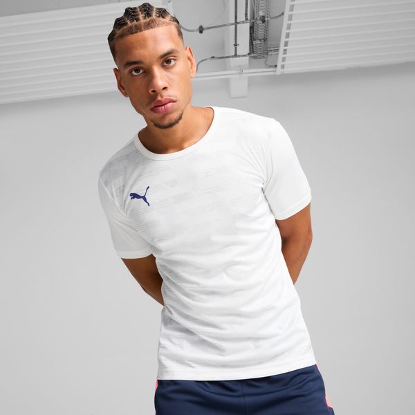 PUMA Men's Puma individual RISE Graphic Jersey, White, Size XXL, Clothing