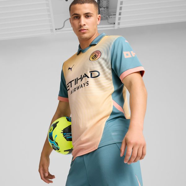 PUMA Men's Puma Manchester City 24/25 Fourth Jersey, Pink, Size XS, Clothing