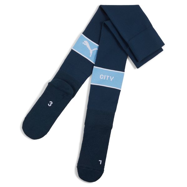 PUMA Men's Puma Manchester City Graphic Socks, Blue, Size 35-38, Clothing