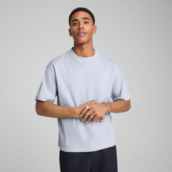 PUMA Men's Puma MMQ Rib T-Shirt, Blue, Size L, Clothing