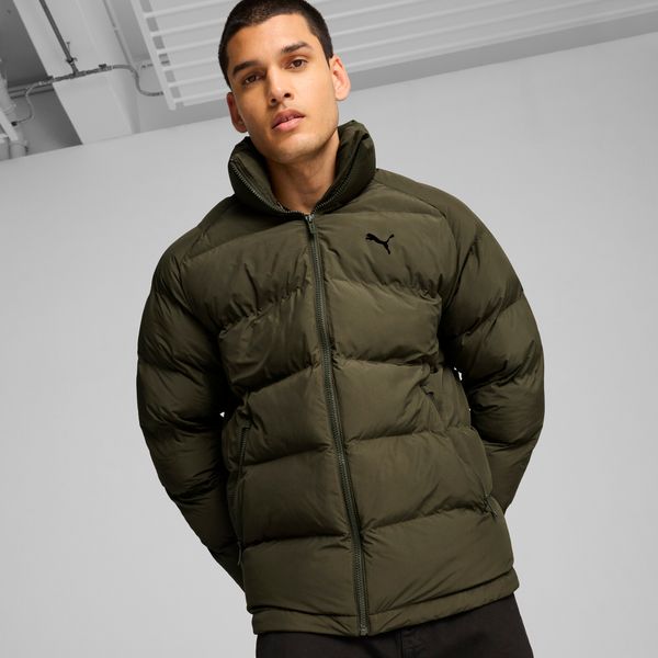 PUMA Men's Puma Monomaterial Jacket, Green, Size XS, Clothing