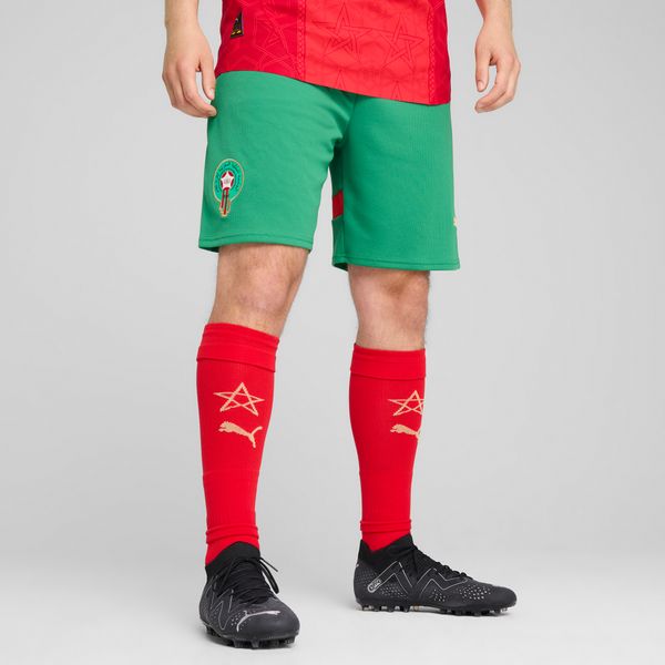 PUMA Men's Puma Morocco 2025 Shorts, Green, Size XXL, Clothing